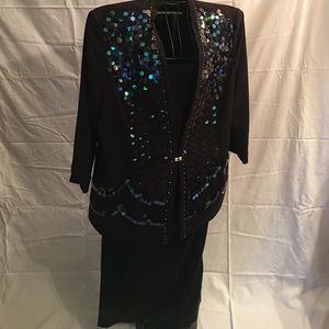 Suit Sequins black suit